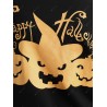 Plus Size Happy Halloween Pumpkin Sweatshirt