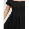 Plus Size Off The Shoulder High Low Dress