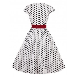 Retro Polka Dot Party Pin Up Dress