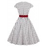 Retro Polka Dot Party Pin Up Dress