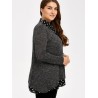 Plus Size Polka Dot Insert Sweater