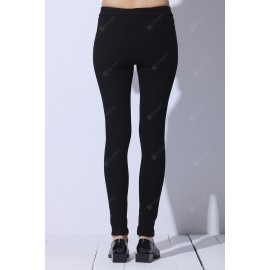 Zipped Stretchy Skinny Pants