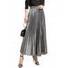 Womens Lurex Sunray Pleats A Line Skirt