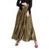 Womens Lurex Sunray Pleats A Line Skirt