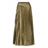 Womens Lurex Sunray Pleats A Line Skirt