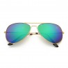 Unisex Women Men Vintage Sunglasses Fashion Aviator Mirror Lens Glasses