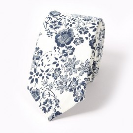 Sketch Florals Pattern 6CM Width Tie