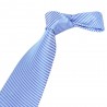 Stylish Slender Stripe Pattern 8.5CM Width Blue Tie For Men