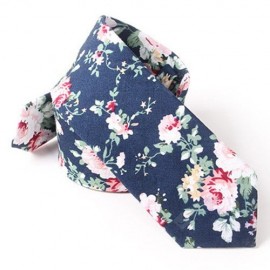 Rose Print 6CM Width Tie