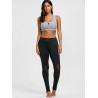 Sheer Mesh Panel Sports Stirrup Leggings