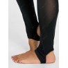 Sheer Mesh Panel Sports Stirrup Leggings