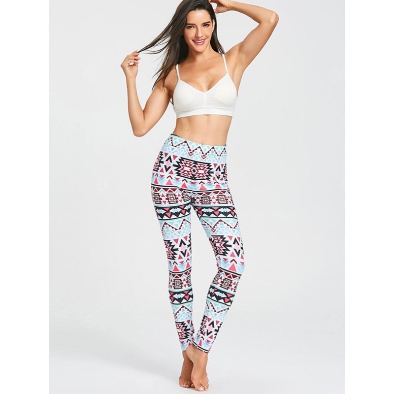 Tribal Pattern Gym Leggings