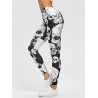 Skull Print Sports Leggings