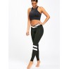 Stripe Contrast Workout Leggings