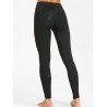 See Through Mesh Panel Yoga Tights