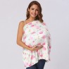 Pink Rose Print Nursing Cover