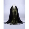 Vintage Reversible Two Colors Fringed Long Scarf