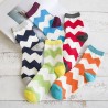 One Set Wave Pattern Casual Jacquard Socks