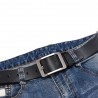 SAN VITALE Genuine Leather Adjustable Pin Buckle Men Belt