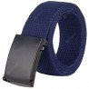 Unisex Fashion Canvas Belt with Smoothing Buckle