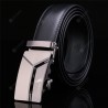 SAN VITALE Luxury Design Black Adjustable Buckle Men Belt