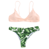 Palm Tree Spaghetti Straps Bikini