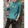 Sweater Men Hooded Pullover Jacket Spring Autumn Loose Long-sleeved Sports Suit