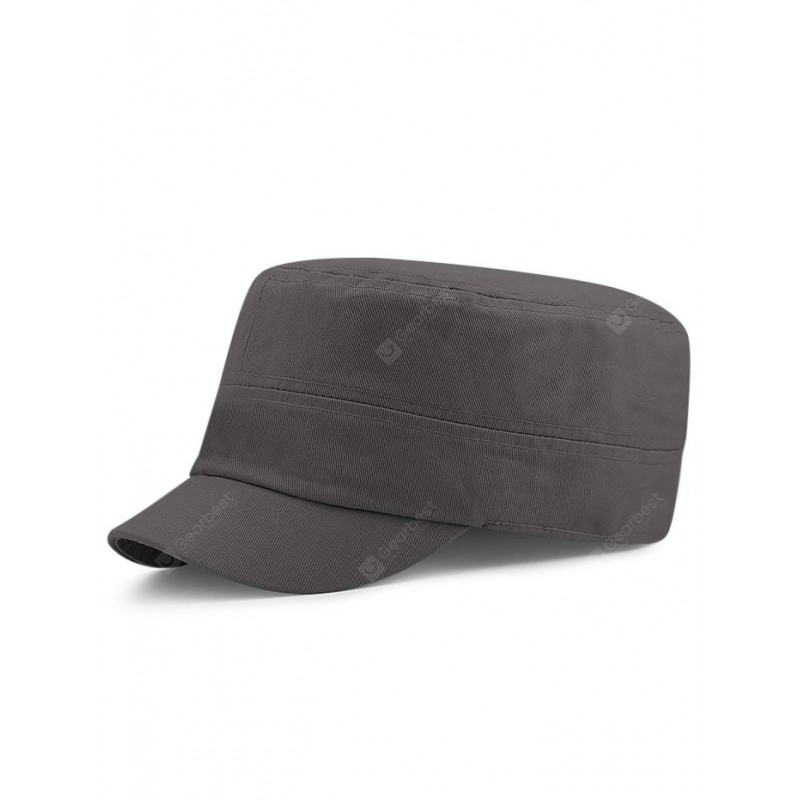 Simple Stripe Pattern Elastic Military Hat