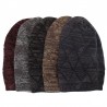 Plus Velvet Chaotic Large Diamond-shaped Sweater Cap