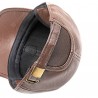 Warm Windproof PU Leather Cap