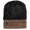 Plus Velvet Knitted Sweater Cap with Buckle for Winter