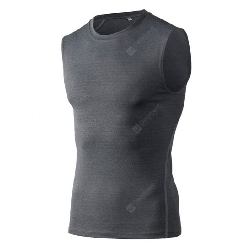 Sports Running Elastic Quick Dry Vest for Men