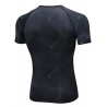 ZT11 Men Three-dimensional Printing Fitness Running Sports Quick-drying T-shirt