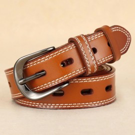 Women's Belt Leather Pin Buckle Fashion