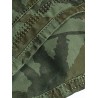 Zip Fly Multi Pockets Camo Cargo Shorts