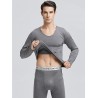 Seamless Sanding Men's Autumn Long Thermal Plus Velvet Thin Section Slim Youth Cotton Underwear