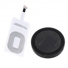 Qi Wireless Charger + Charging Receiver for iPhone