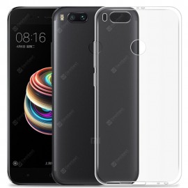 Transparent Soft TPU Cover Case for Xiaomi Mi A1 / Mi 5X