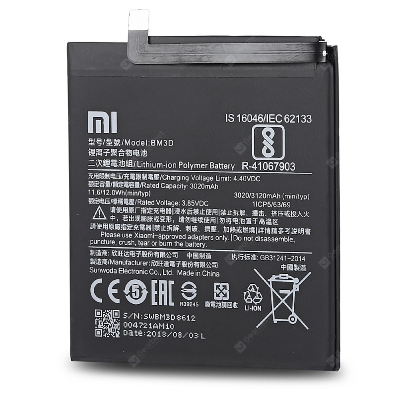 Original Xiaomi Lithium Ion Polymer Battery for Xiaomi Mi 8SE