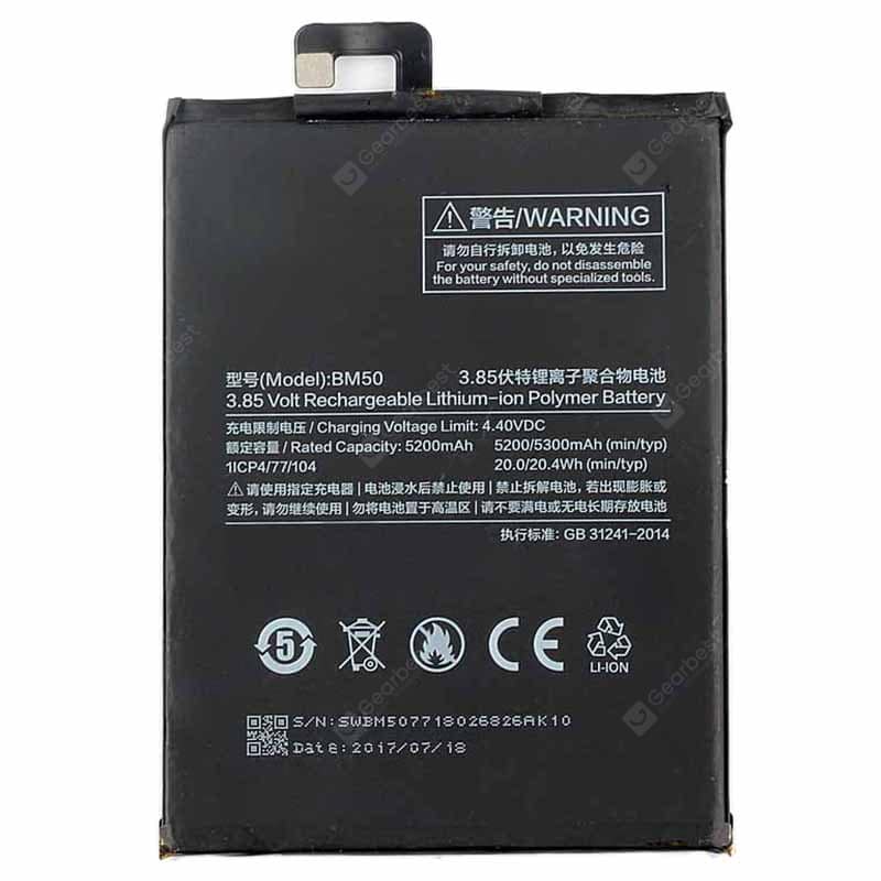 Original Xiaomi BM50 Phone Battery for Xiaomi Max 2