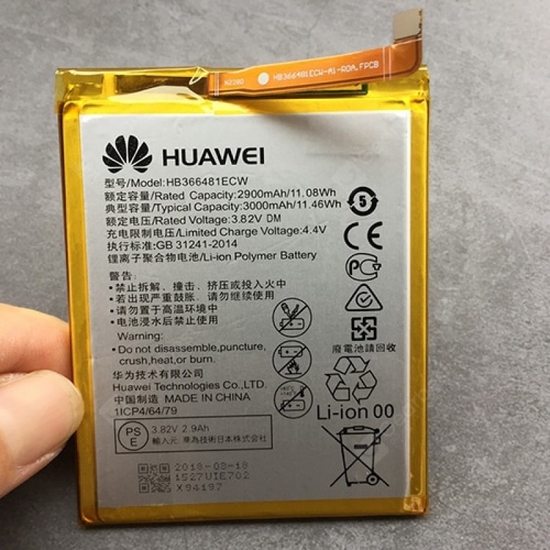 Original Huawei HB366481ECW Battery for Huawei Y7 Prime 2018 / Nova 2 Lite / Honor 7C