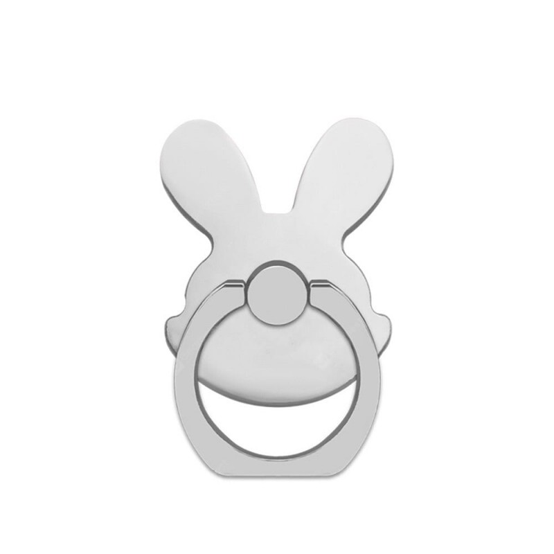 Rabbit 360 Degree Finger Ring Mobile Phone Stand Holder