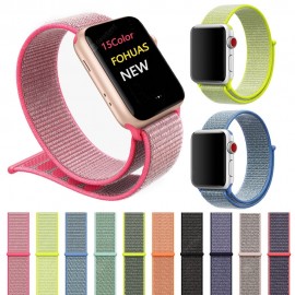 Nylon Loopback Sports Smart Strap for iWatch 1 / 2 / 3