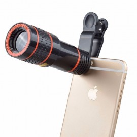 Universal 12 Times Mobile Phone Telephoto HD External Camera Lens