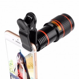 Universal 12 Times Mobile Phone Telephoto HD External Camera Lens