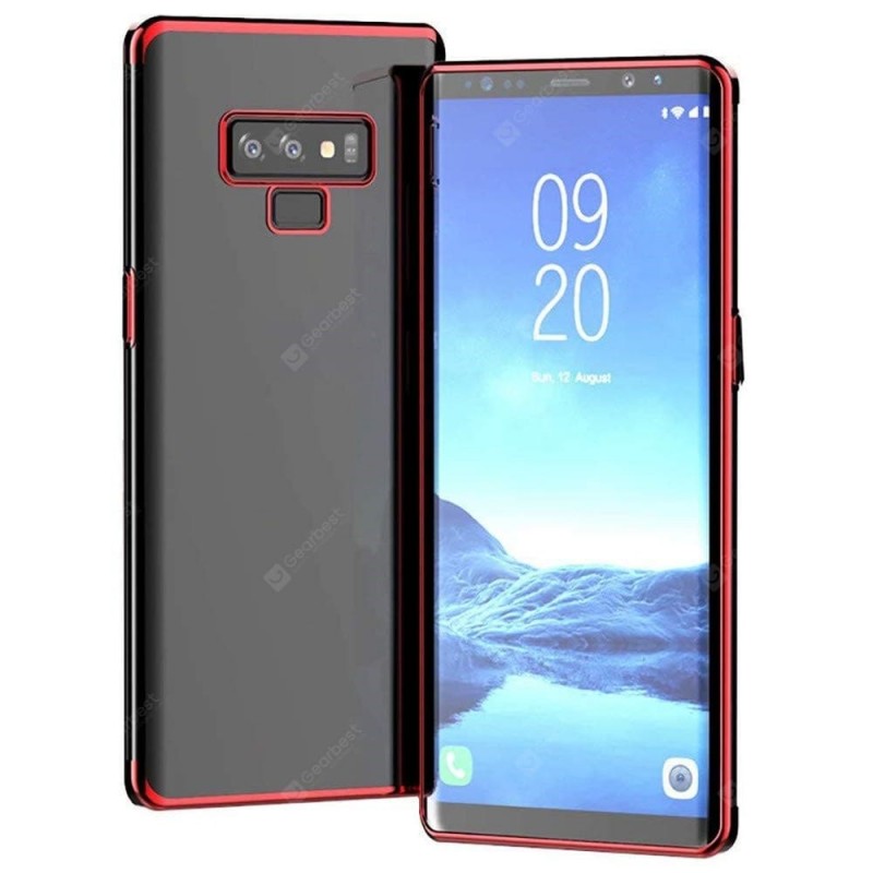 Slim Shock Clear TPU Plating Case Cover for Samsung Galaxy Note 9