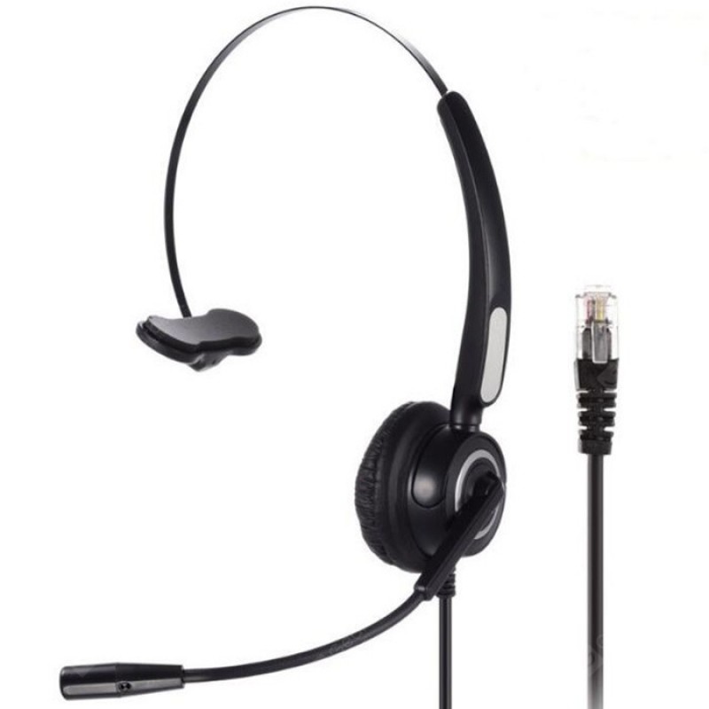 Single Ear Telephone Headset