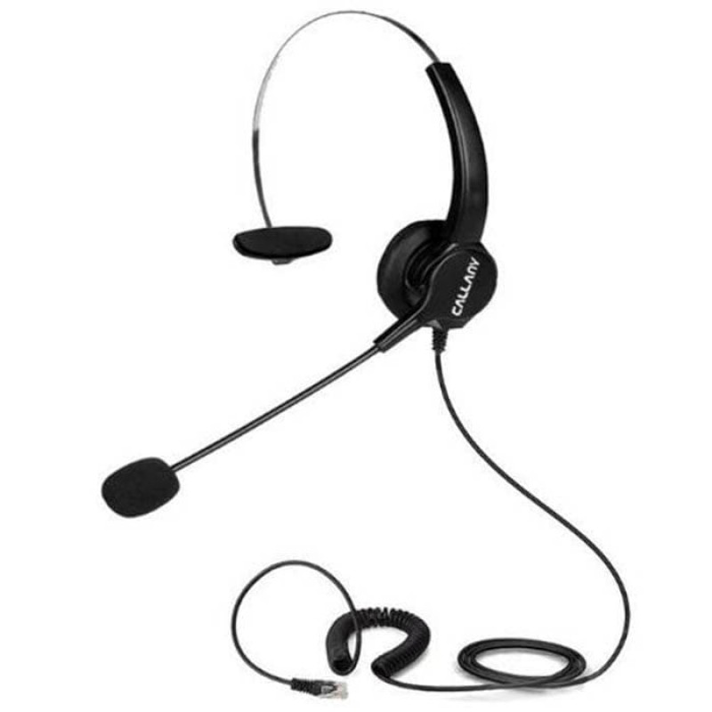 Portable Mono Telephone Headset