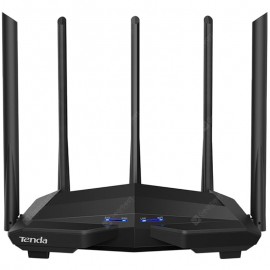 Tenda AC11 1200Mbps Wireless WiFi Router Dual Band 2.4G / 5G 1 WAN + 3 LAN Gigabit Ports 5 x 6 dBi Antenna