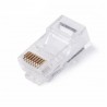 RJ45 Network LAN CAT5e Cat6 Patch Cable Crimp Plug Connector GOLD Pins